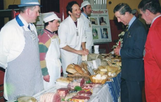 Prince Charles visiting Castle Douglas