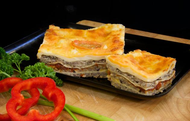 Haggis lasagne